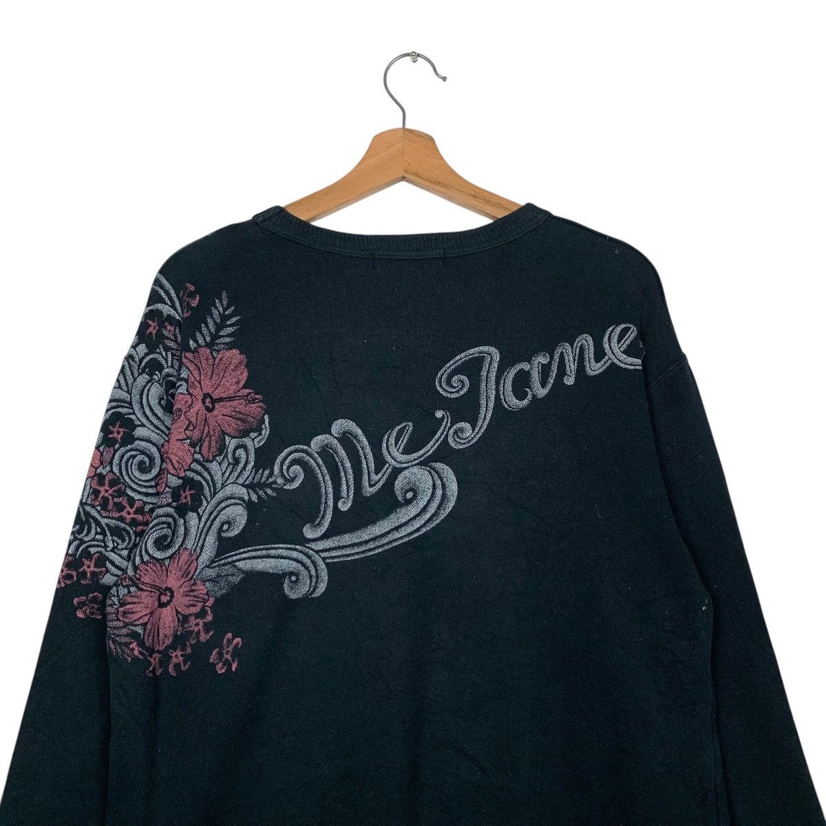 Japanese Brand ME JANE HOMME Big Logo Crewneck Sweatshirt #1710-C76 Size US M / EU 48-50 / 2 - 2 Thumbnail