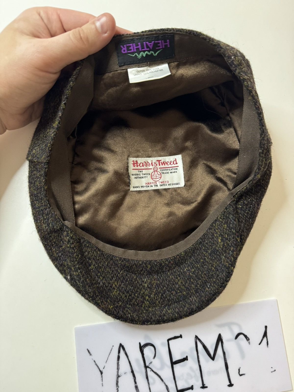Harris Tweed Harris Tweed vintage cap hat Size ONE SIZE - 4 Thumbnail
