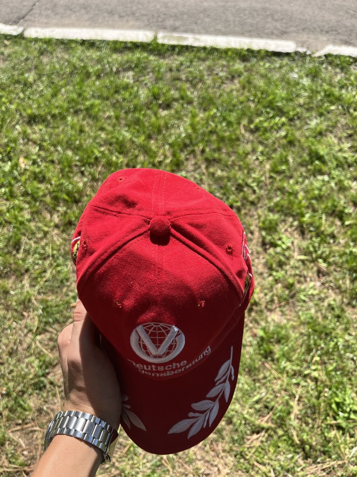 Ferrari × Vintage Vintage Ferrari F1 Michael Schumacher Hat Size ONE SIZE - 7 Thumbnail