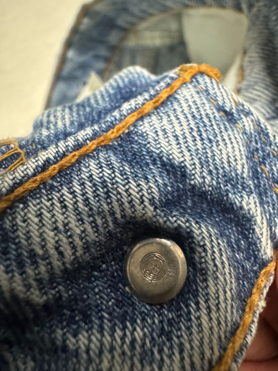 Levi's VINTAGE 1991s LEVI’S 555 STONE WASHED BLUE JEAN VERY RARE Size US 31 - 10 Thumbnail