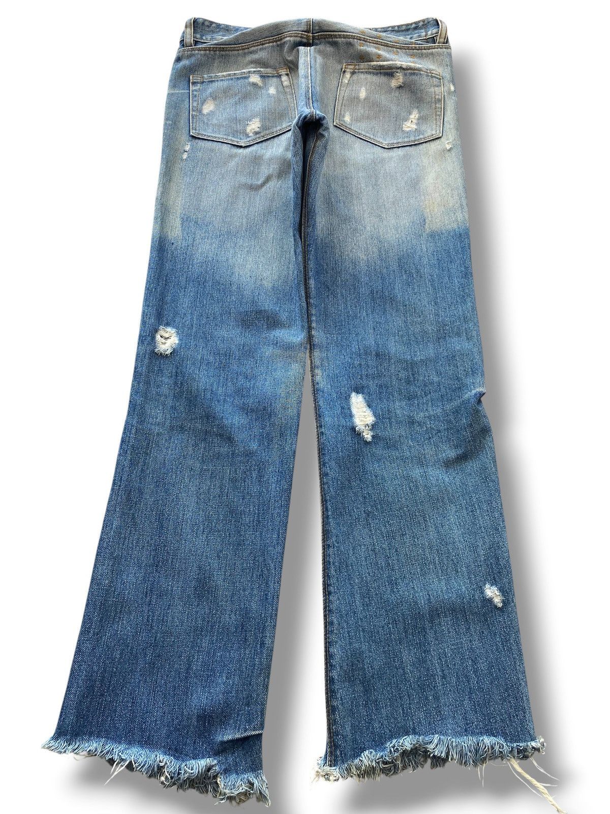 Ksubi Ksubi Faded Wash Distressed Style Hairy Leg Size US 28 / EU 44 - 3 Thumbnail