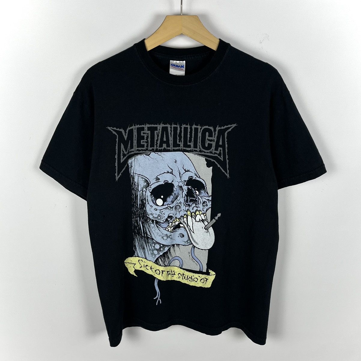 Band Tees Vintage Metallica pushead rare rock band tee 90’s Size US M / EU 48-50 / 2 - 1 Thumbnail