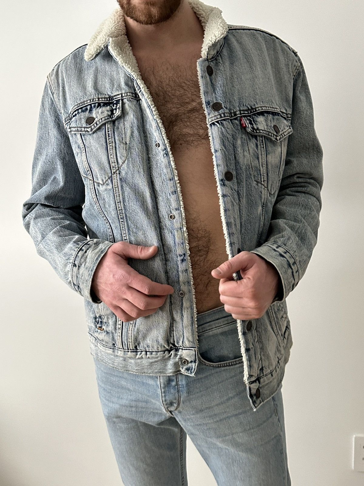 Levi's Levi’s Shepa Lined Denim Jacket Size US XL / EU 56 / 4 - 3 Thumbnail