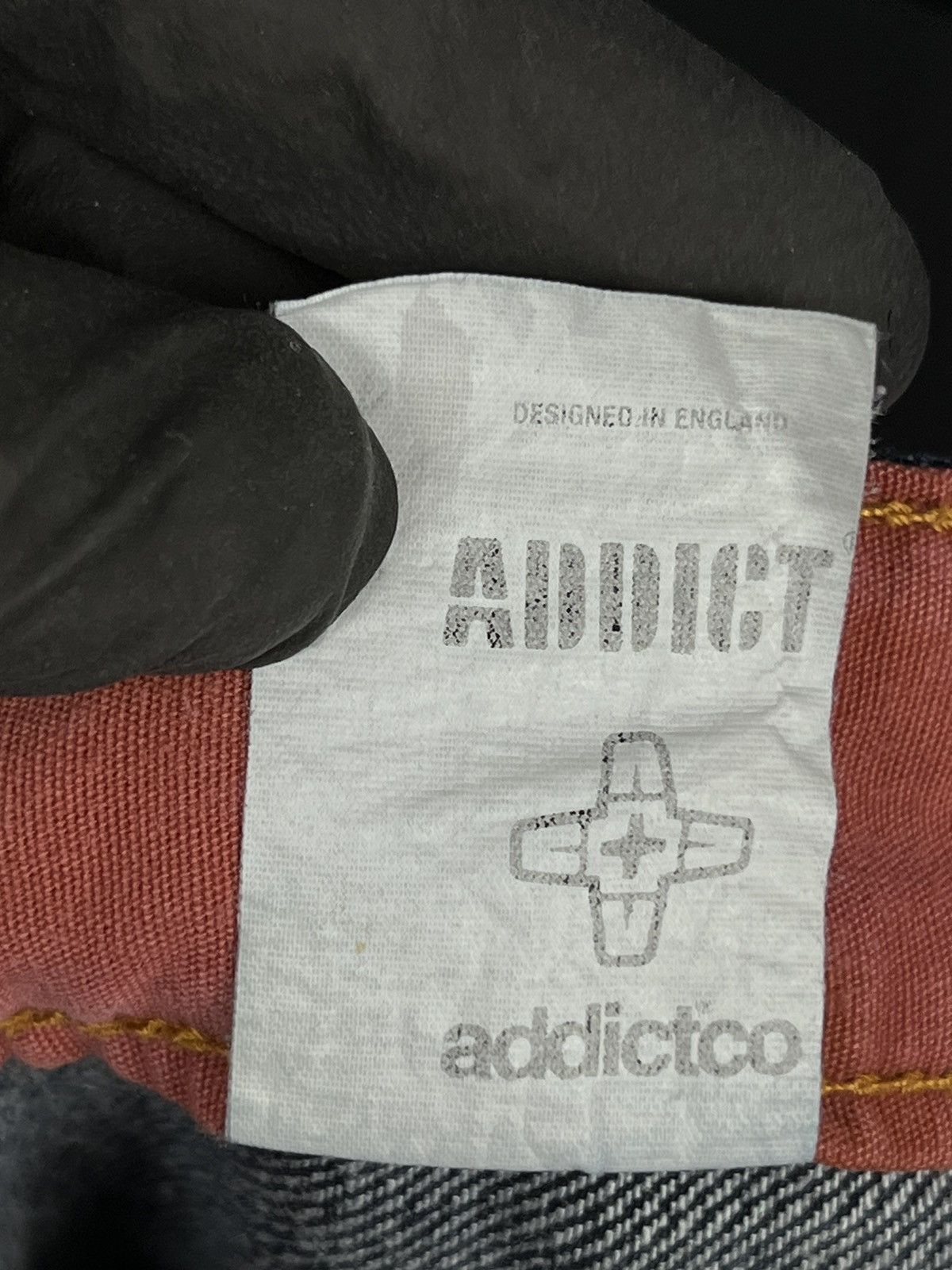 ADDICT × Addict Clothes Japan × Vintage 🔴 Vintage Addict clothing jeans Size US 28 / EU 44 - 11 Thumbnail