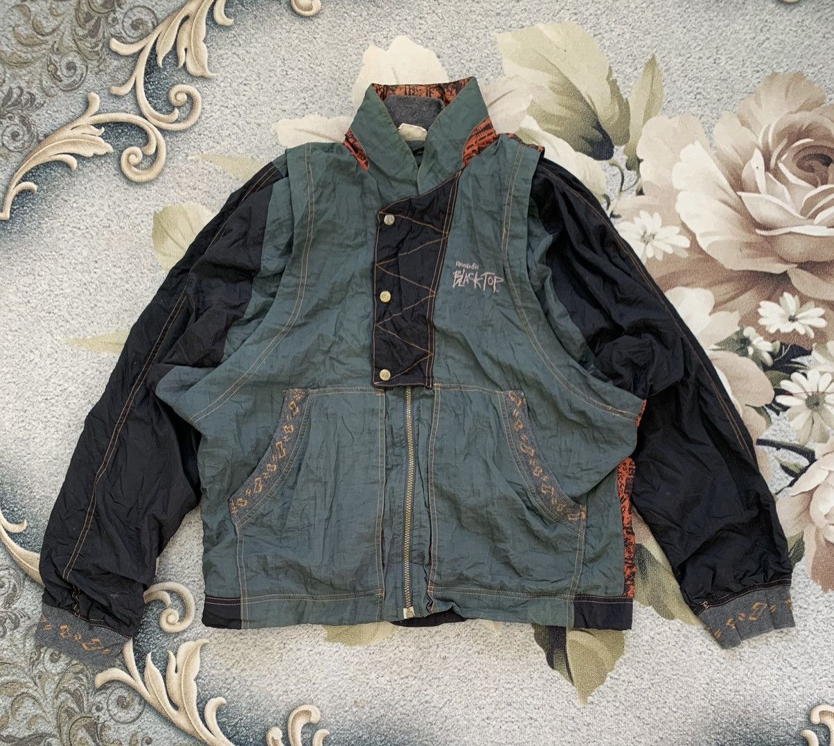 Vtg Reebok Black Top Jacket