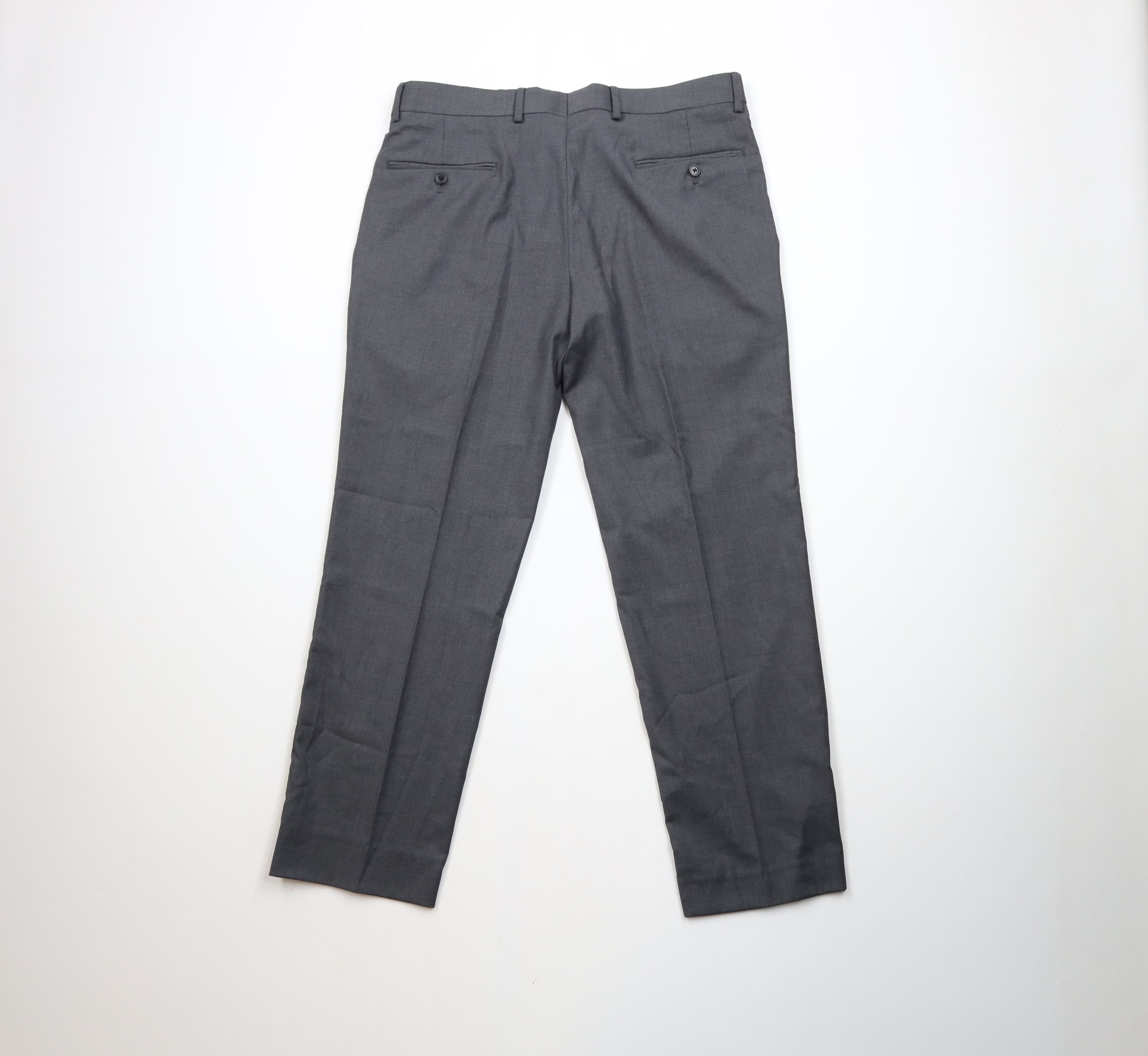 Vintage Streetwear Stretch Straight Leg Chino Pants Sharkskin Gray Size US 34 / EU 50 - 9 Thumbnail