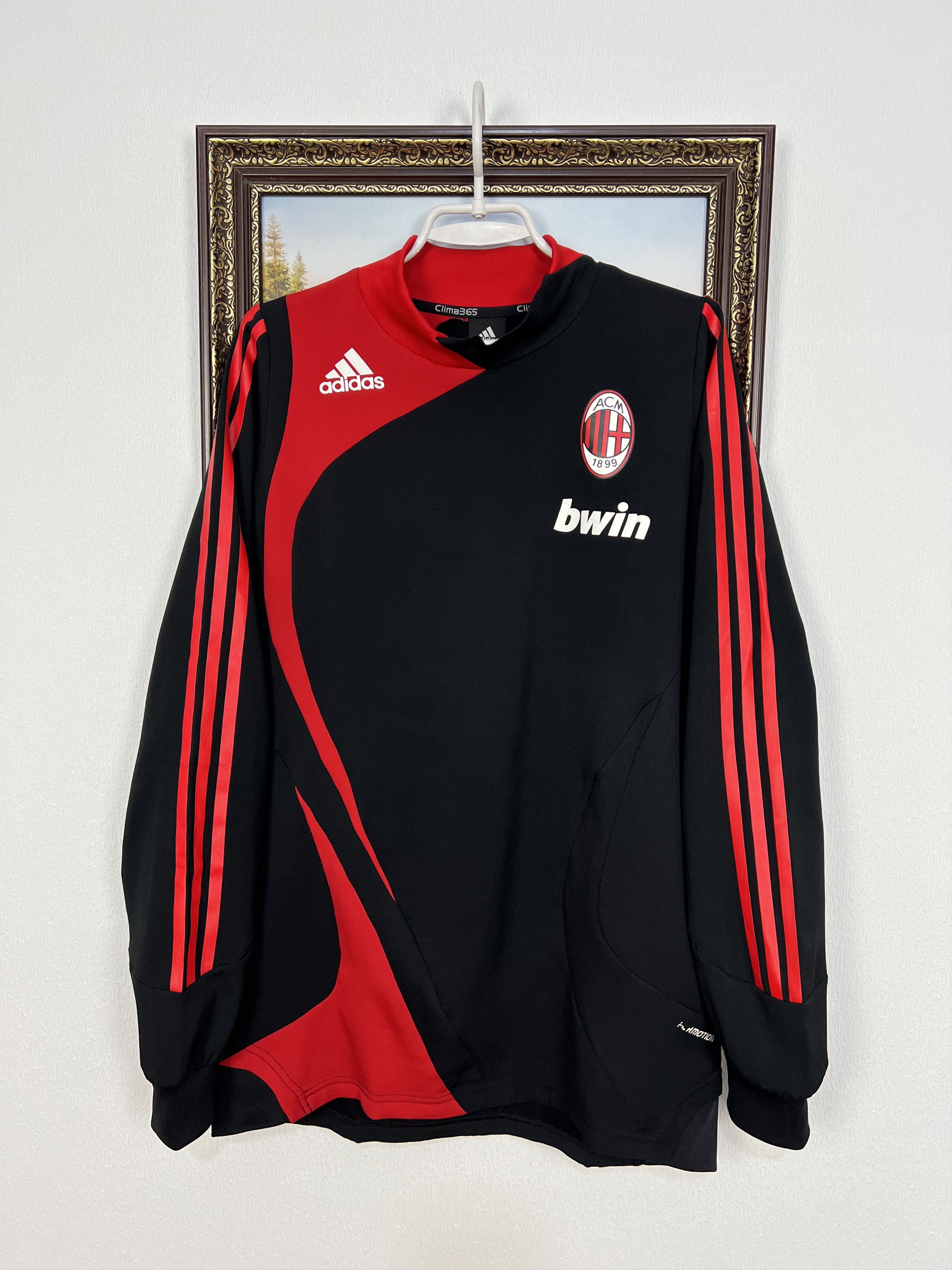 Adidas Vintage Adidas Milan Football Train Sweatshirt Soccer Size US L / EU 52-54 / 3 - 1 Thumbnail