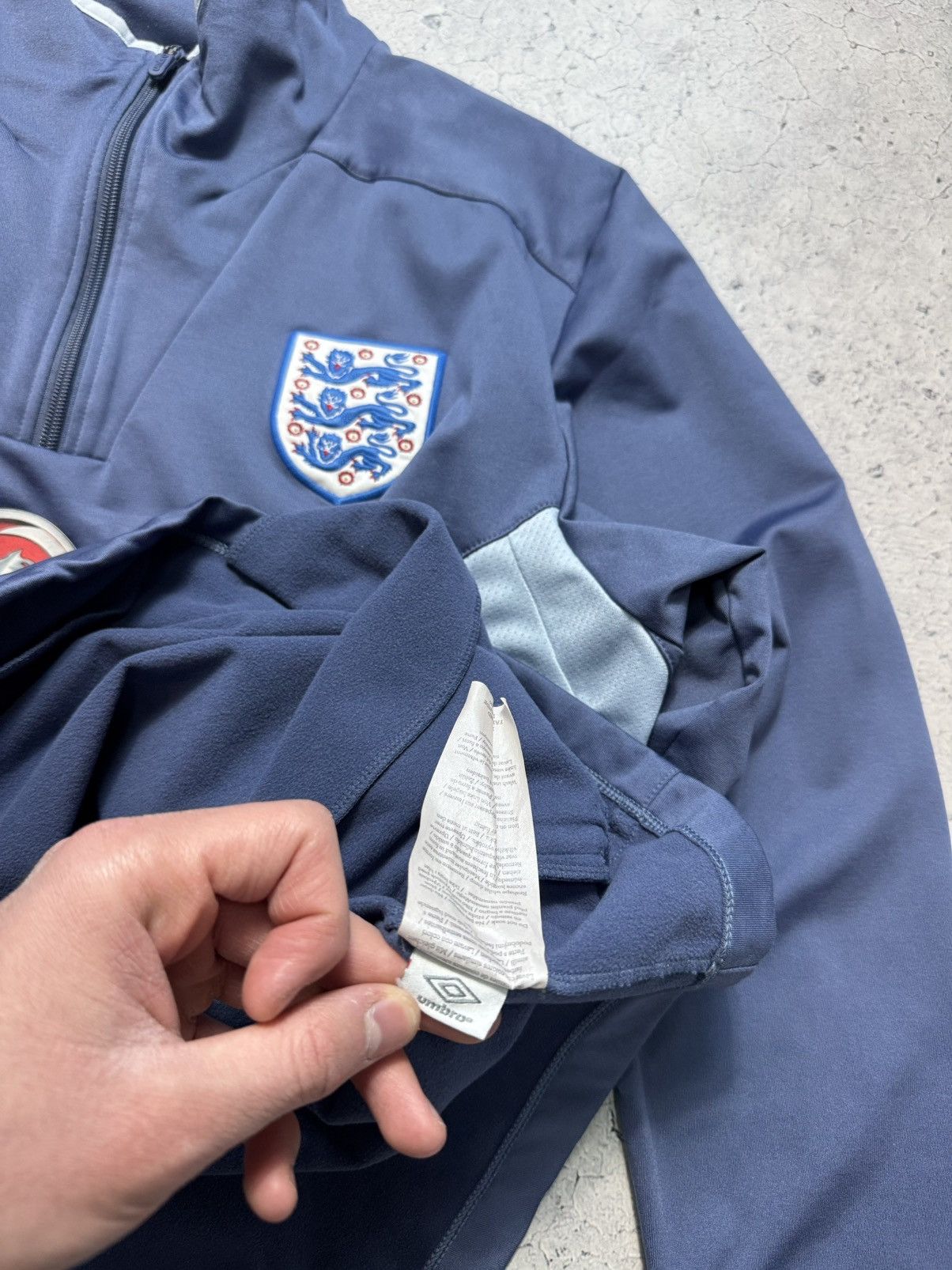 Umbro Vintage Umbro England Team Football Training Jacket Size US XL / EU 56 / 4 - 10 Thumbnail