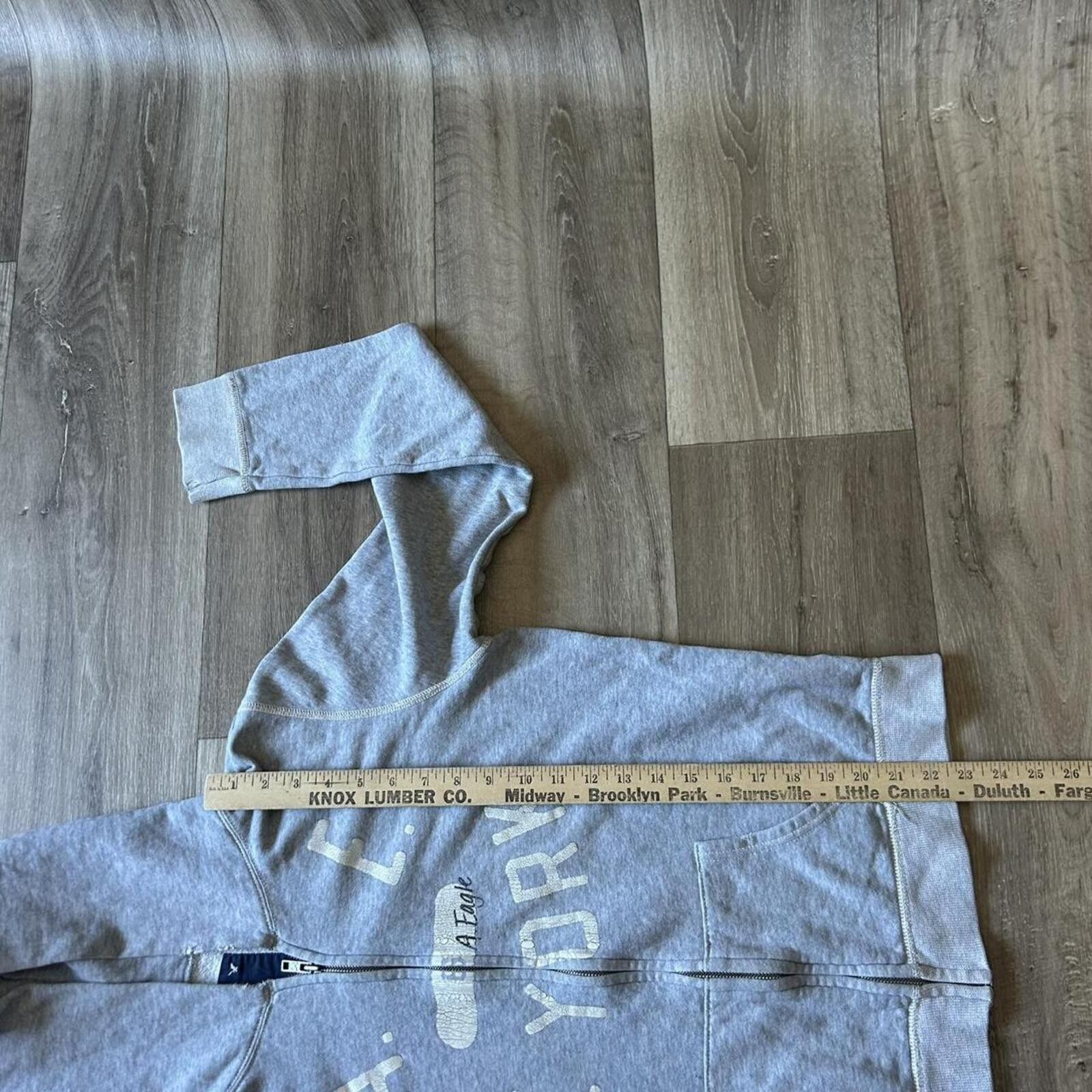 Other y2k Grey zip up hoodie American Eagle size L Size M / US 6-8 / IT 42-44 - 6 Thumbnail