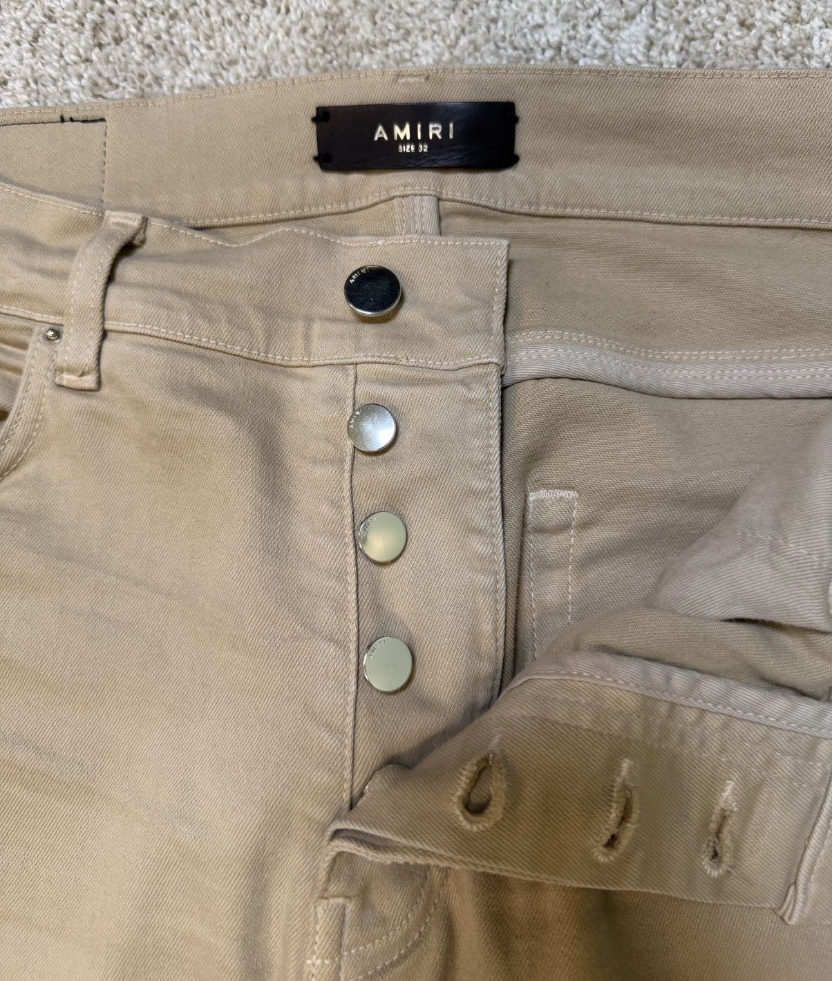 Amiri Amiri MX1 Jeans Khaki Size US 32 / EU 48 - 4 Thumbnail