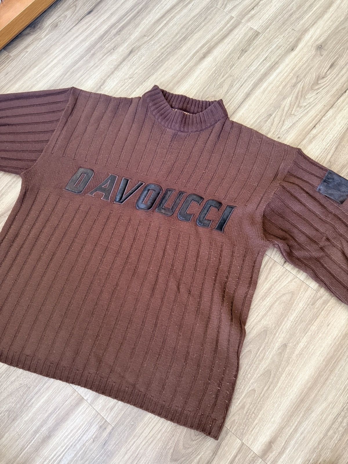 Other Vintage DAVOUCCI Turtleneck Sweater XL Brown Size US XL / EU 56 / 4 - 2 Thumbnail