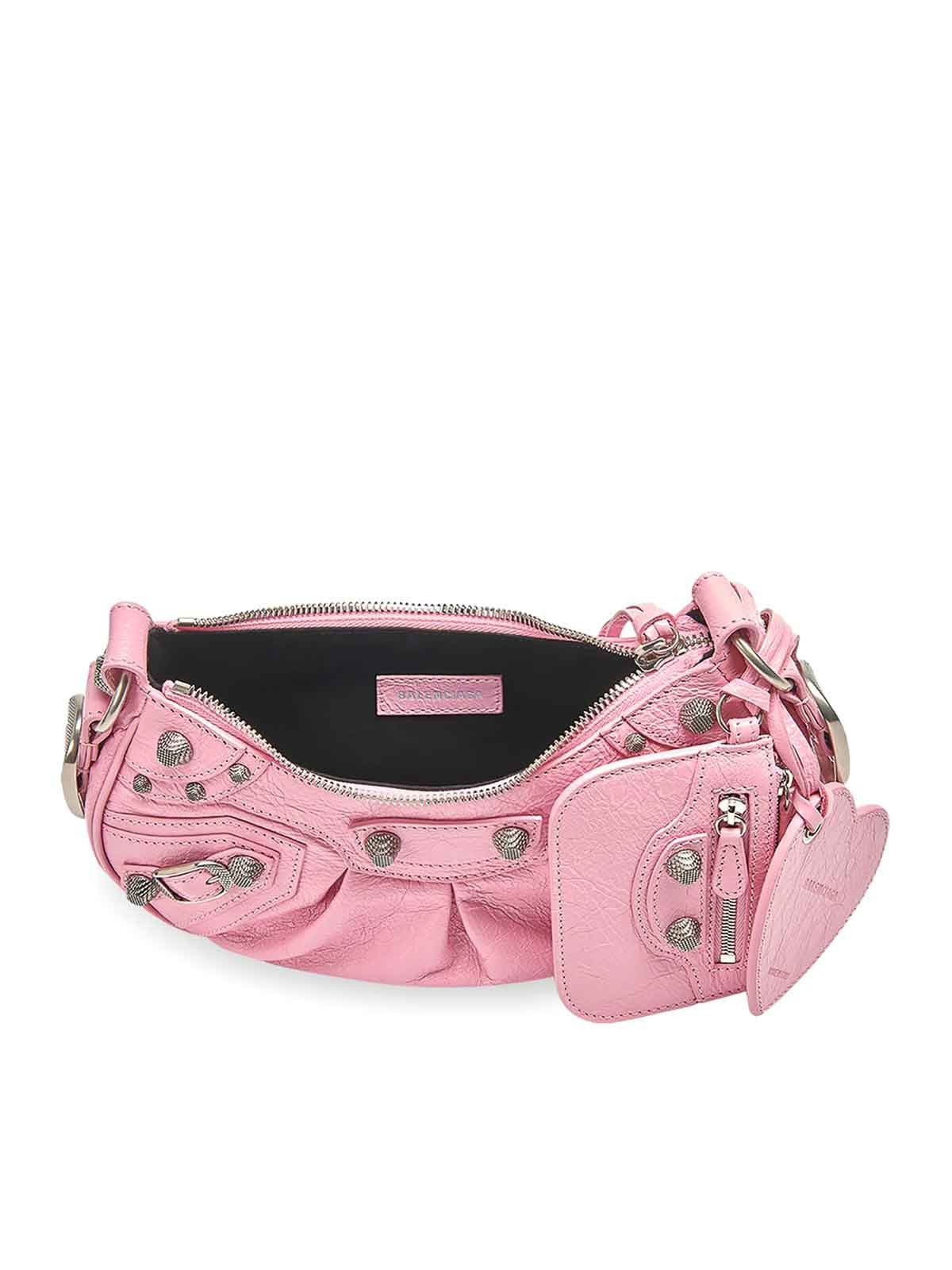 Balenciaga o1tr1nto1025 Size: OS / Le Cagole XS Shoulder Bag in Pink Size ONE SIZE - 4 Thumbnail