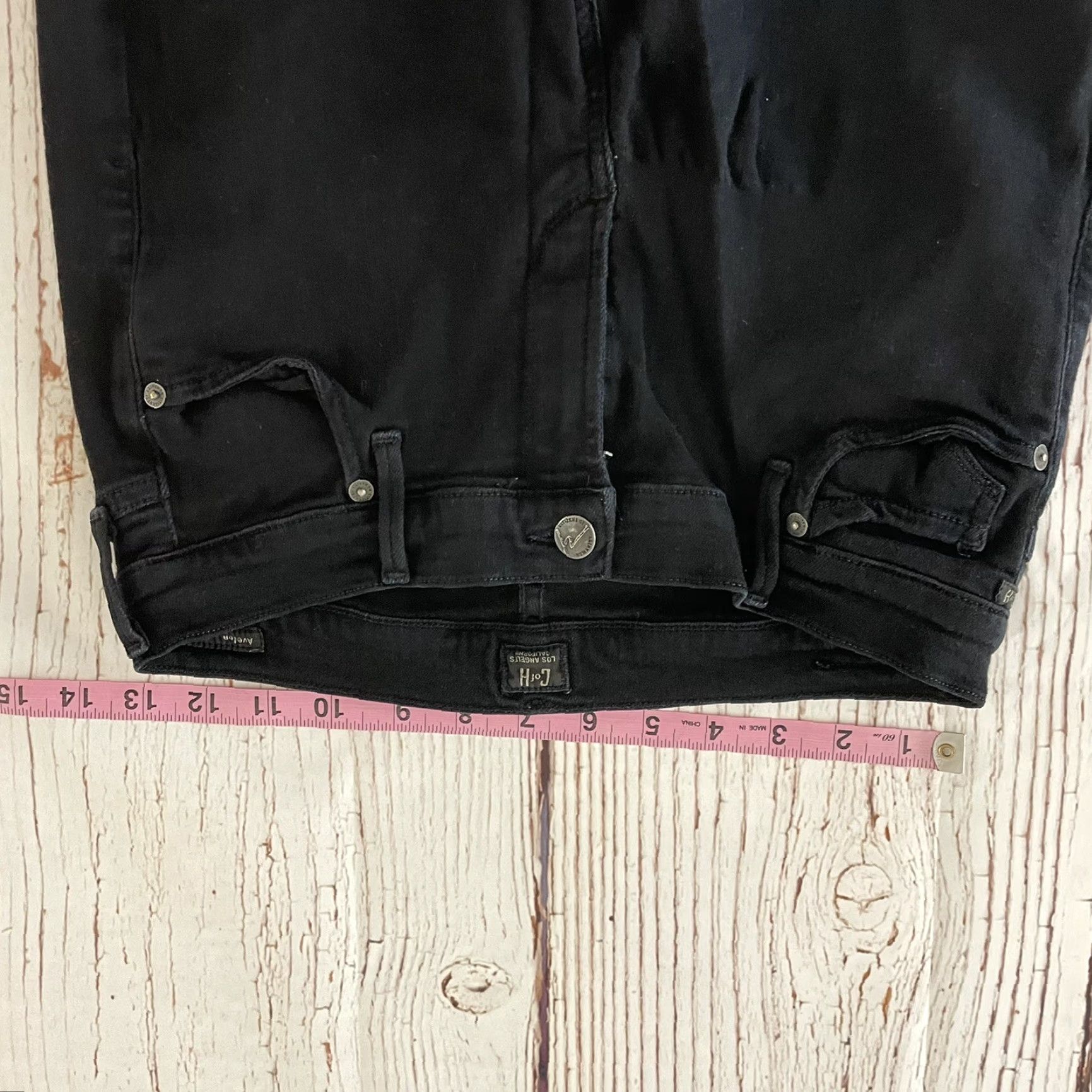 Citizens Of Humanity Citizens of Humanity Avedon Slick Skinny Denim Jeans Black Wash Womens 31 Jeans Tight Skinny Denim Black 31 Womens Size 24" / US 00 / IT 34 - 7 Thumbnail