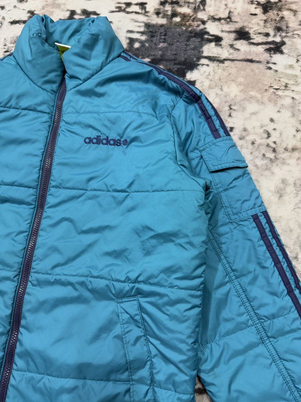 Adidas Vintage Y2K Adidas Puffer Down Jacket Size US M / EU 48-50 / 2 - 5 Thumbnail