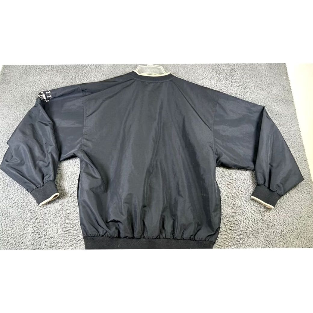 Cutter & Buck Cutter & Buck Mens Windbreaker Pullover Jacket Black S Crew Neck Short Length Logo Embroidered Golf Wind-Resistant Lightweight Casual Jacket Size US S / EU 44-46 / 1 - 7 Thumbnail