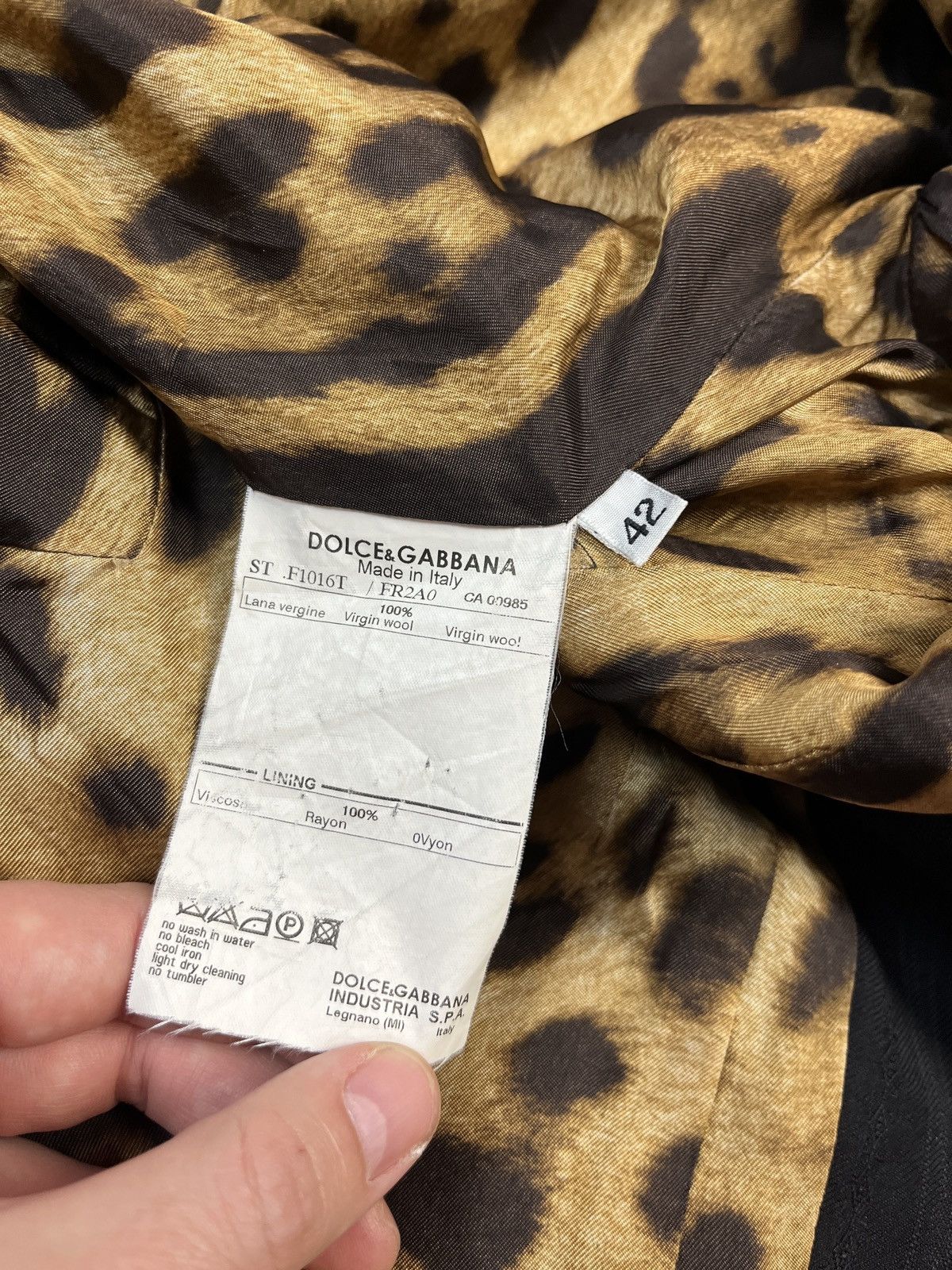 Dolce & Gabbana D&G Wool Blazer Size M / US 6-8 / IT 42-44 - 11 Thumbnail