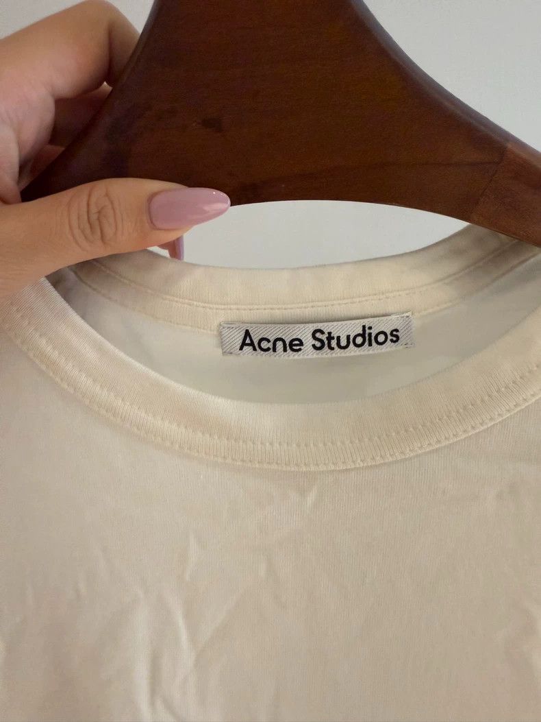 Acne Studios acne studios White short-sleeved T-shirt Size S / US 4 / IT 40 - 3 Thumbnail