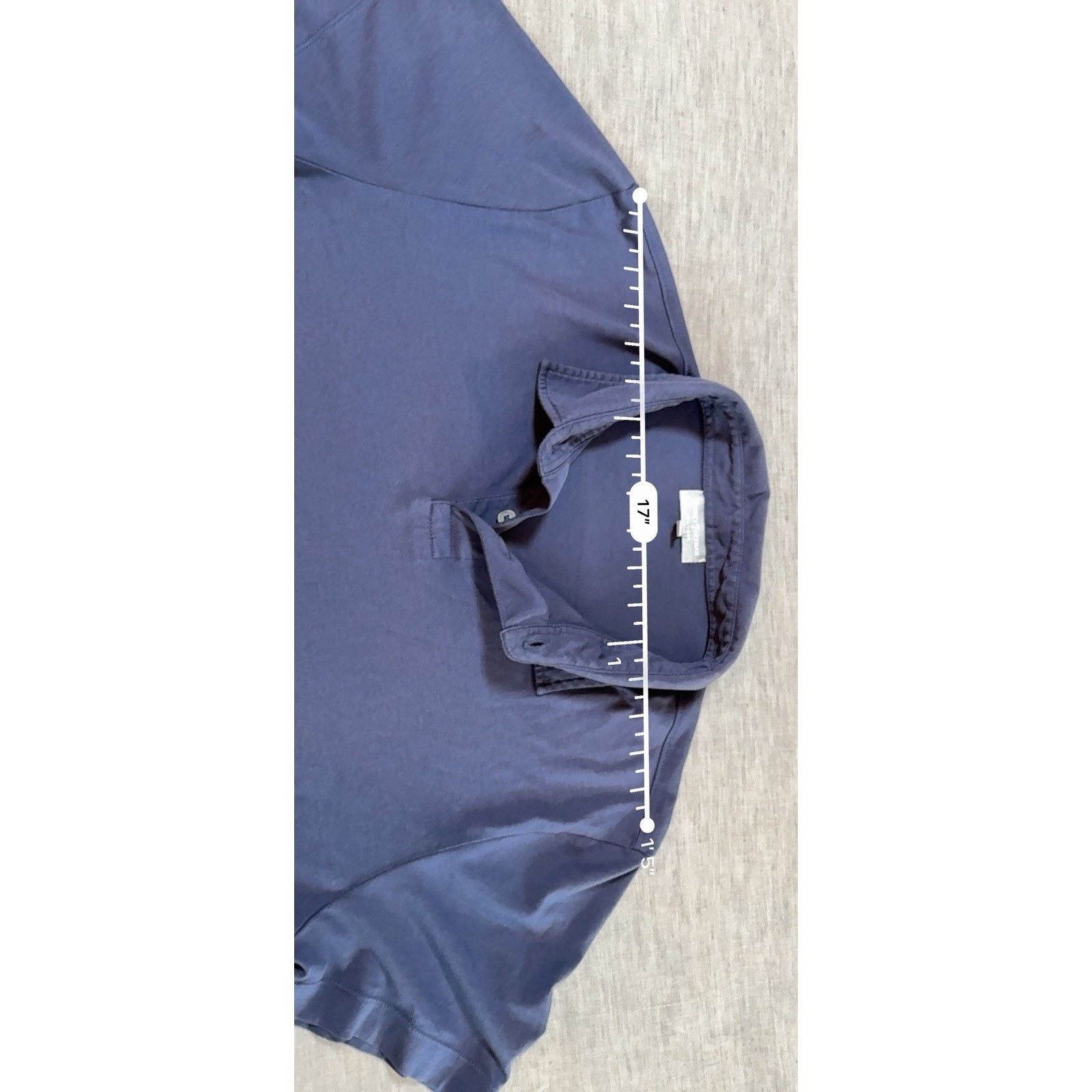 Hickey Freeman Hickey Freeman Navy Pima Cotton Polo (M) Size US M / EU 48-50 / 2 - 7 Thumbnail