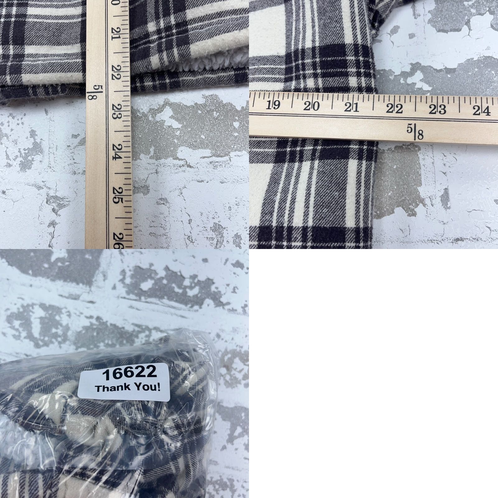 Lucky Brand Lucky Brand Shacket Women L Black White Plaid Flannel Jacket Snap Button Shirt Buttoned Pocket Casual Workwear Size L / US 10 / IT 46 - 8 Thumbnail