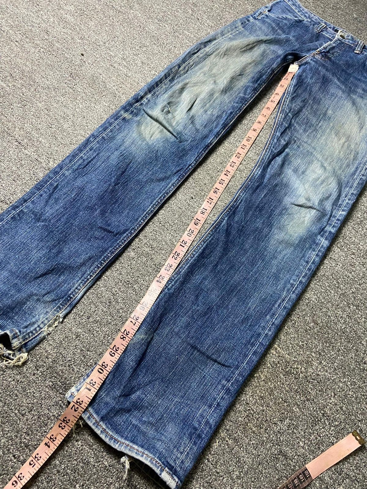Big John Vintage Big John Distressed Denim Jeans (154) Size US 29 - 9 Thumbnail