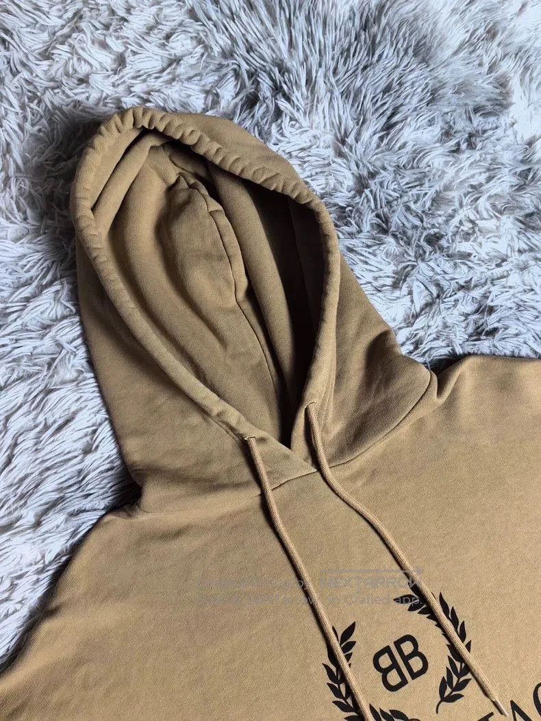 Balenciaga Balenciaga Wheat Ear Beige Hoodie S. Size US S / EU 44-46 / 1 - 2 Thumbnail
