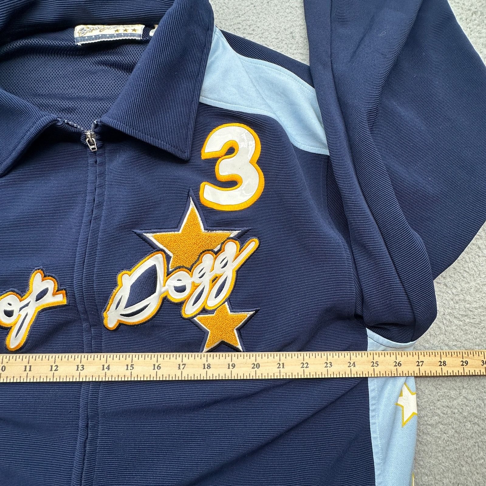 Snoop Dogg VTG Snoop Dogg Branded Apparel 3 Varsity Warm Up Jacket 2XL Size US XXL / EU 58 / 5 - 7 Thumbnail