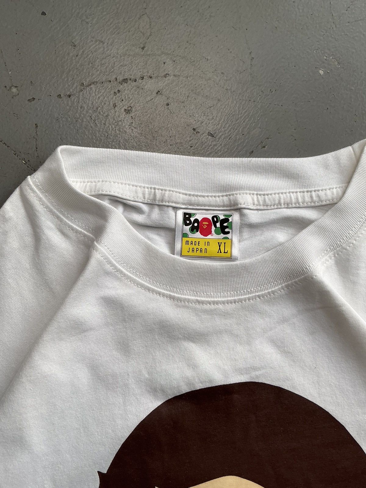 Vintage A bathing bape printed tee Size US XL / EU 56 / 4 - 4 Thumbnail