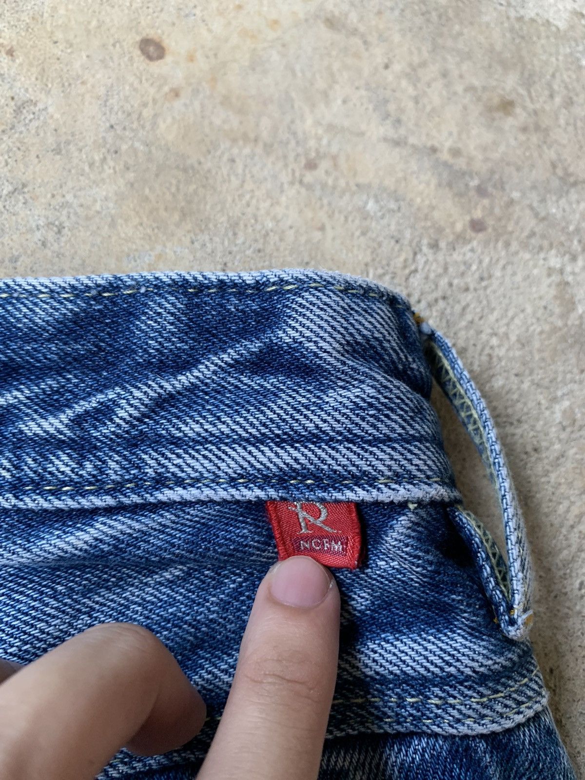 If Six Was Nine × Japanese Brand × Le Grande Bleu (L.G.B.) DISTRESSED NCFM RIELABO SELVEDGE DENIM Size US 32 / EU 48 - 20 Thumbnail