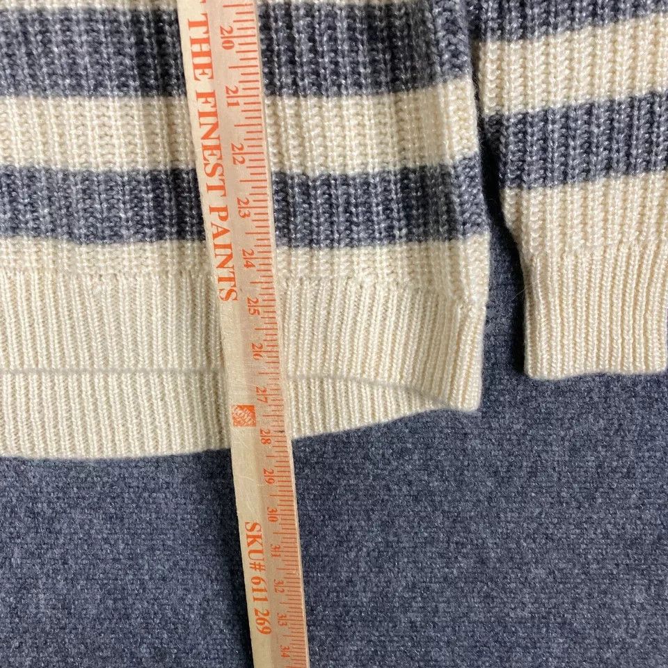 Banana Republic Banana Republic Sweater Women's Small Striped Italian Yarn S Size S / US 4 / IT 40 - 6 Thumbnail