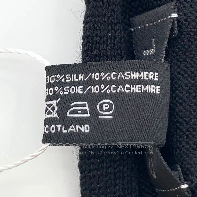 Chanel Chanel Black logo beaded wool scarf Size ONE SIZE - 8 Thumbnail