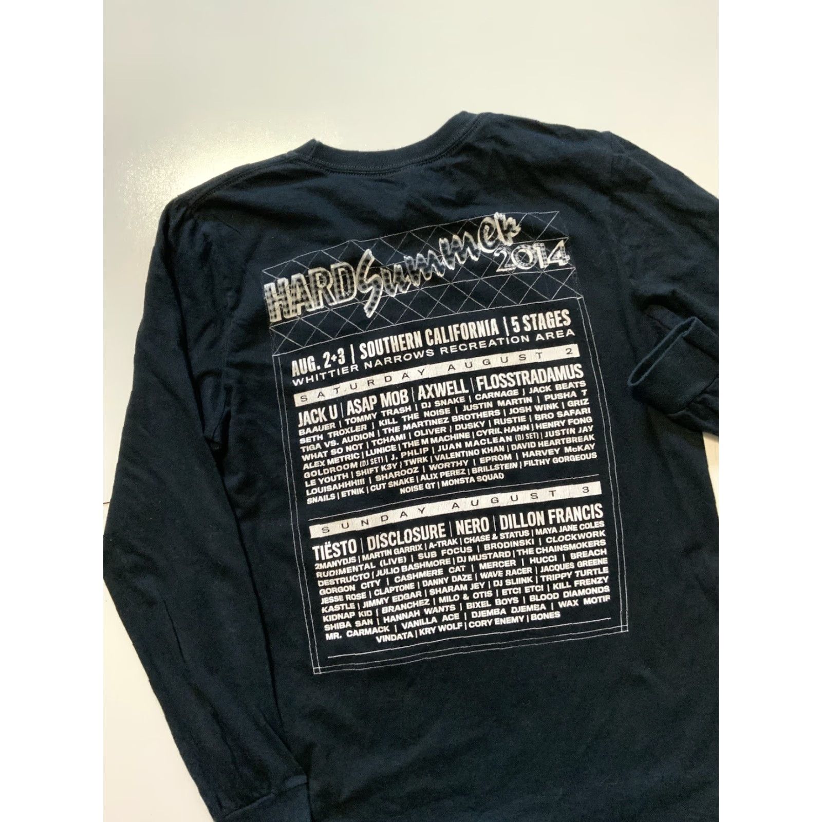 Anvil VINTAGE Hard Summer 2014 Music Festival Black Jack U Tiesto ASAP Mob L/S T-Shirt Sz. S Mens Black Shirt Size US S / EU 44-46 / 1 - 4 Thumbnail