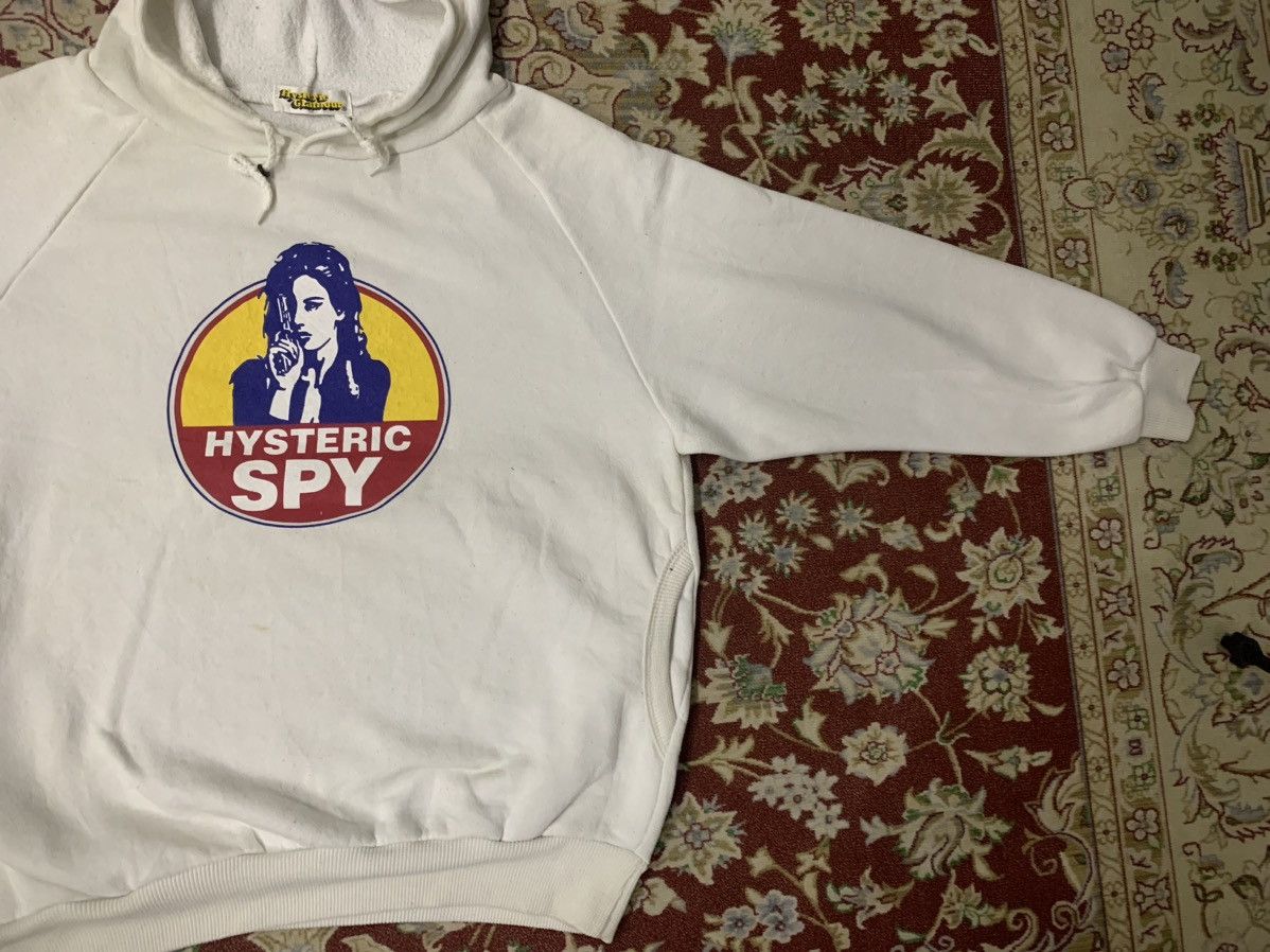 Hysteric Glamour × Japanese Brand × Vintage 90s HYSTERIC GLAMOUR SPY HOODIE RARE Size US S / EU 44-46 / 1 - 4 Thumbnail