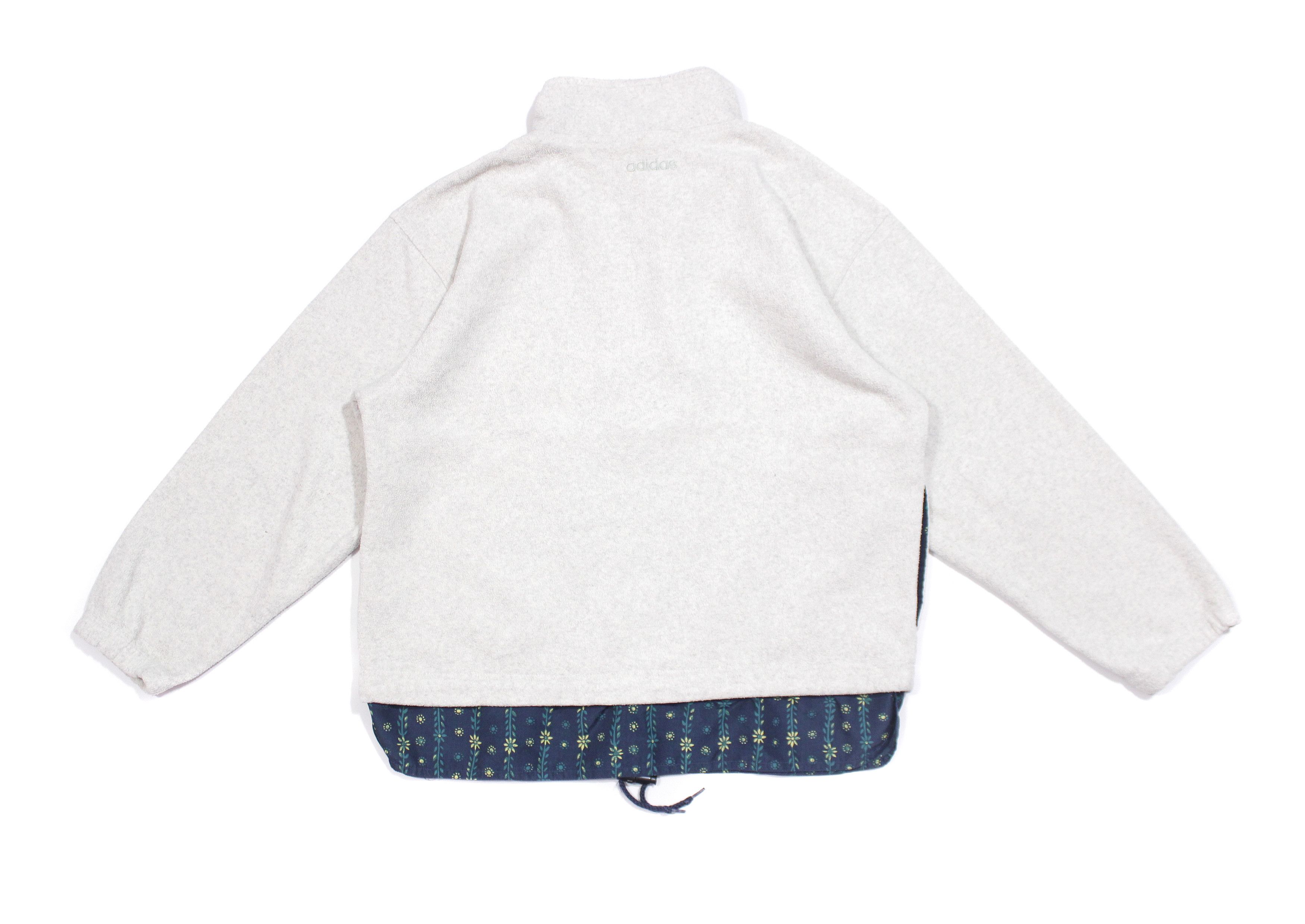 Adidas 90S Logo Fleece Jacket Size S / US 4 / IT 40 - 2 Thumbnail