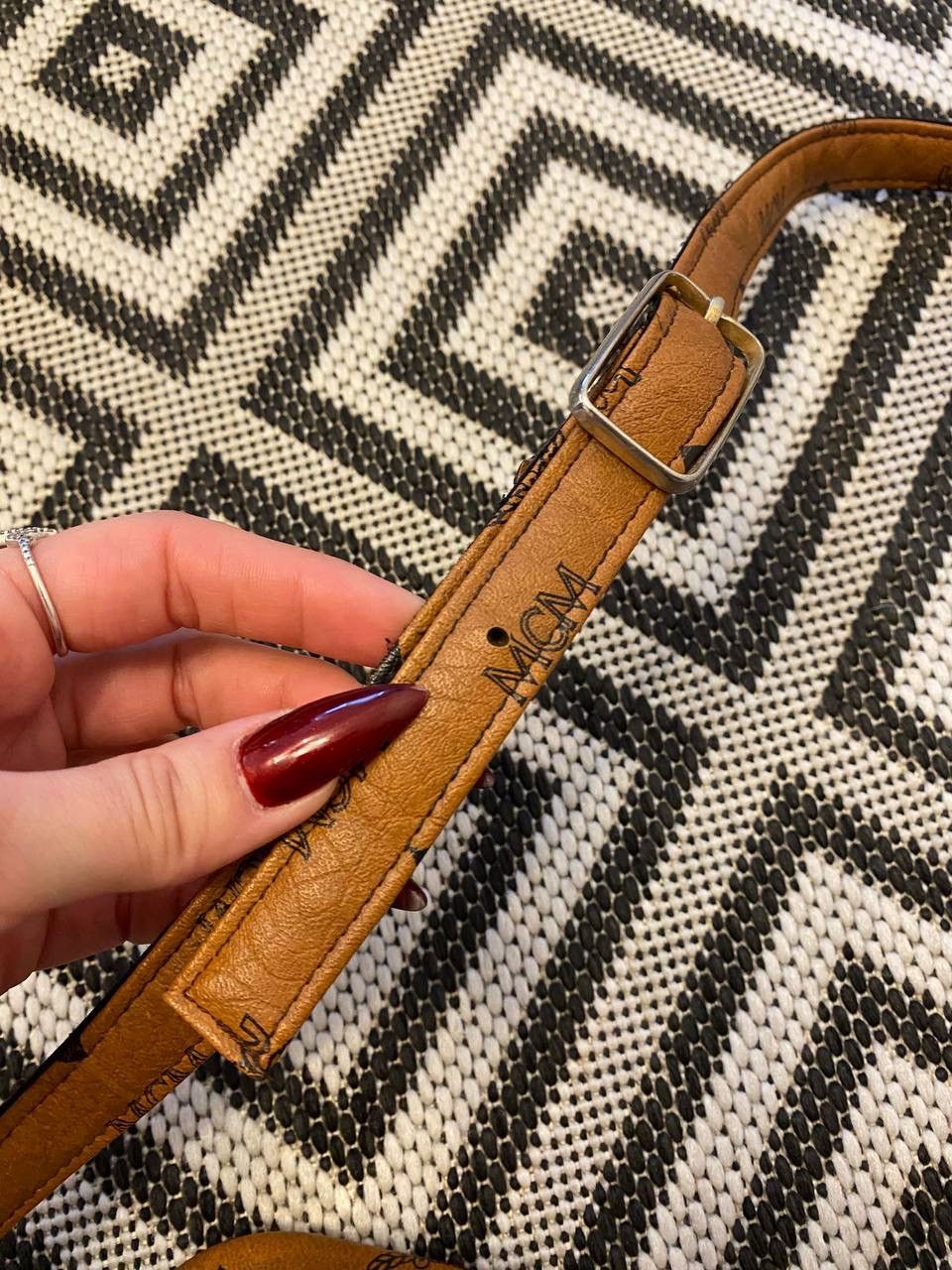 MCM × Vintage Vintage 80s MCM brown monogram crossbody bag casual designer Size ONE SIZE - 10 Thumbnail