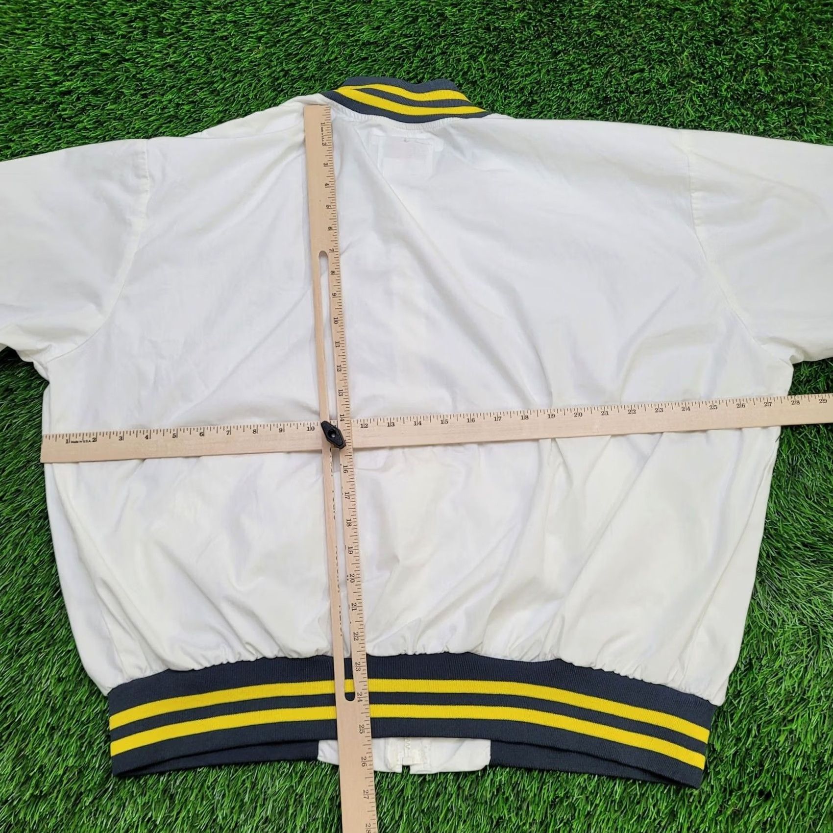 Endless VINTAGE 80s Military Ringer Bomber Jacket 2XL White Size US XXL / EU 58 / 5 - 4 Thumbnail