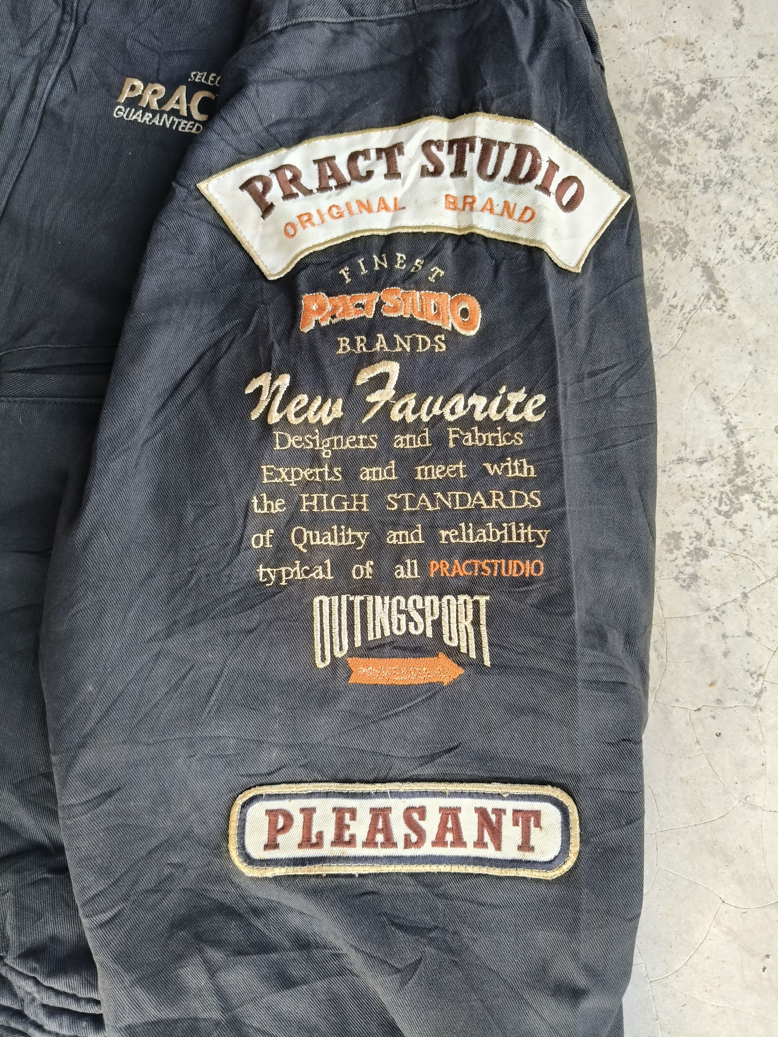 Japanese Brand Vintage PRACT STUDIO Bomber Jacket Style Size US M / EU 48-50 / 2 - 9 Thumbnail