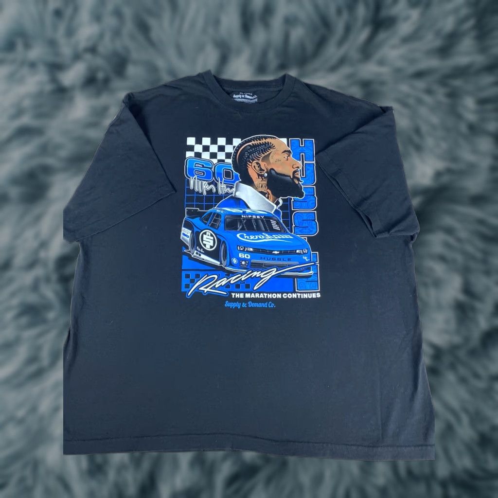 Supply & Demand Nipsey Hussle Supply & Demand Co Grahpic Tee T Shirt Mens 3XL Hip Hop Black Men Mens Size US XXL / EU 58 / 5 - 1 Thumbnail