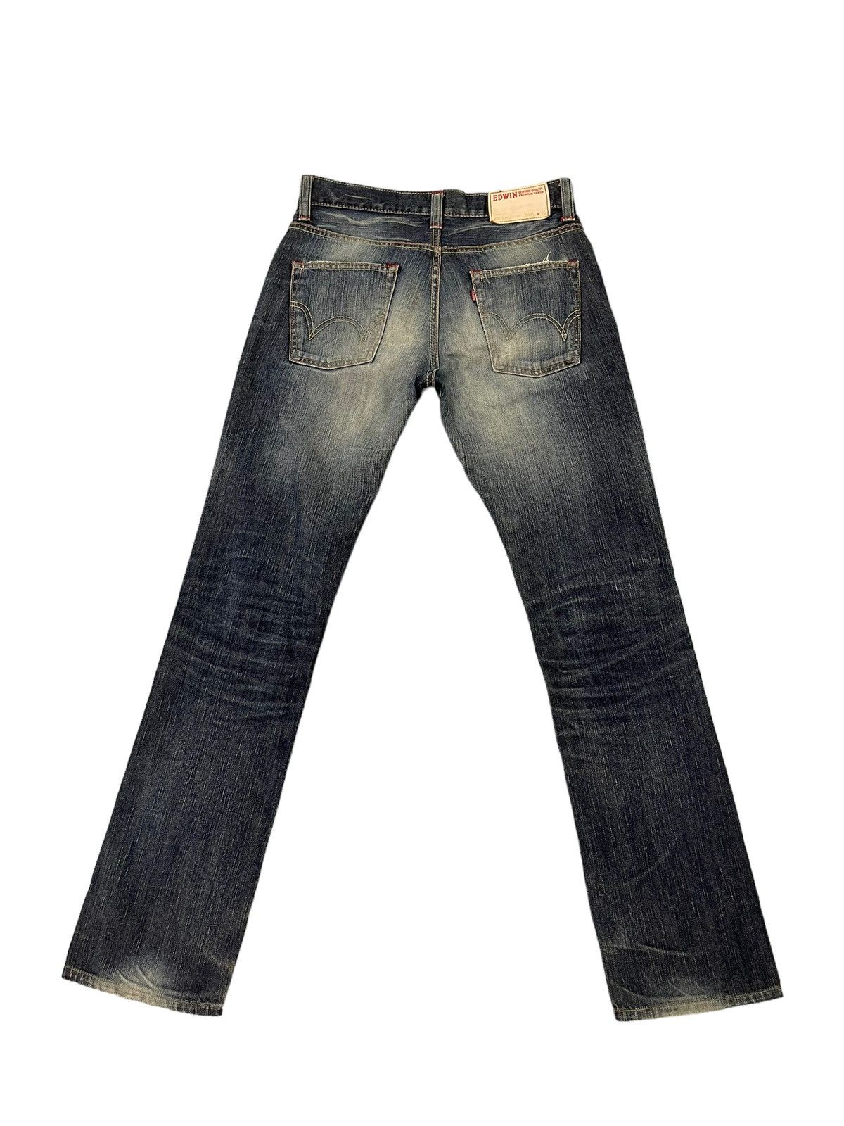 Edwin Distress Slim Jeans Edwin Japan Mud Wash Faded 8🟦2 Size US 30 / EU 46 - 10 Thumbnail