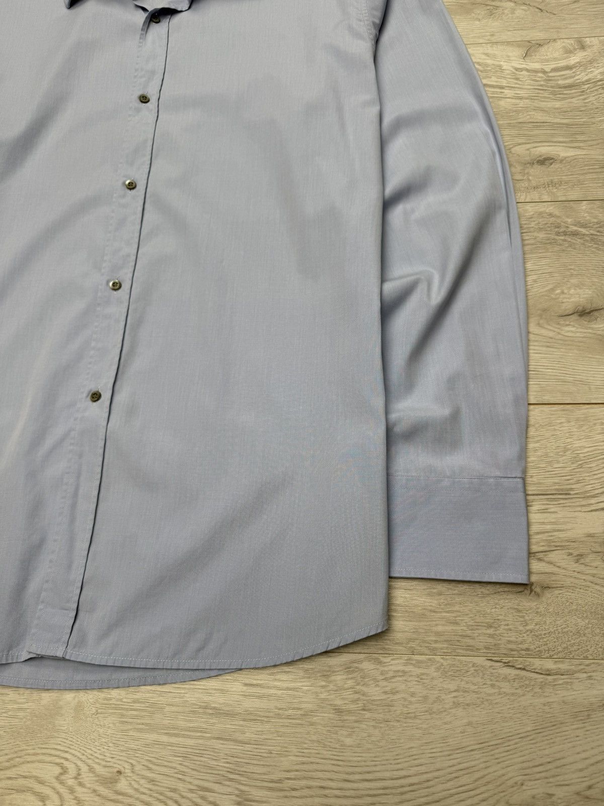 Gucci Vintage Gucci Men’s Blue Cotton Long Sleeve Button Up Shirt Size US L / EU 52-54 / 3 - 5 Thumbnail