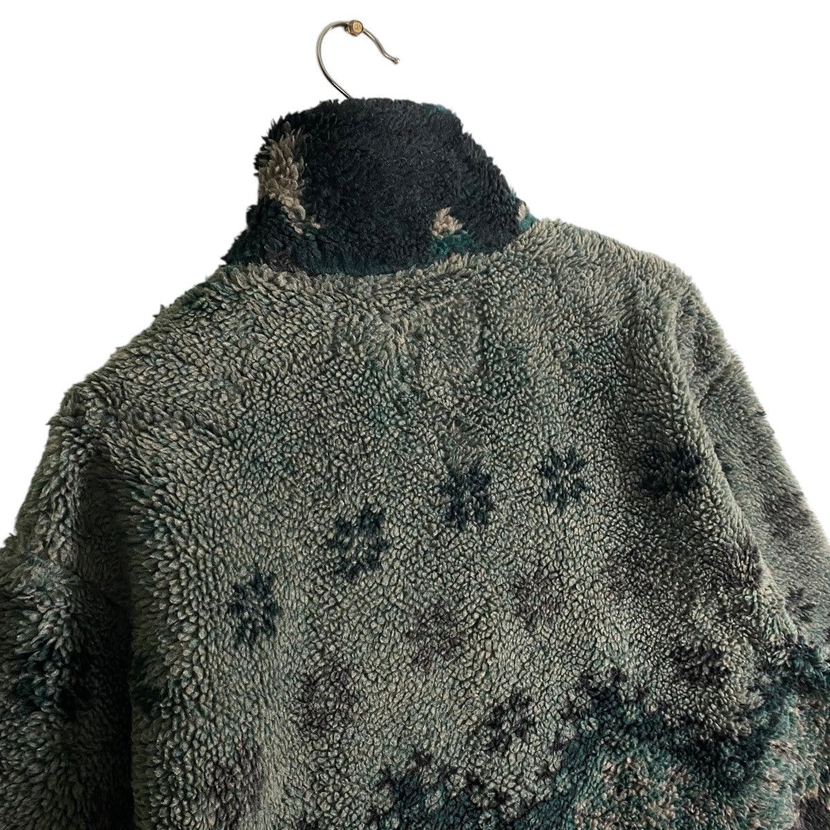 Vintage × Woolrich Woolen Mills Vintage Woolrich Snowflake Sheep Mountain Half Zip Fleece Size US L / EU 52-54 / 3 - 11 Thumbnail