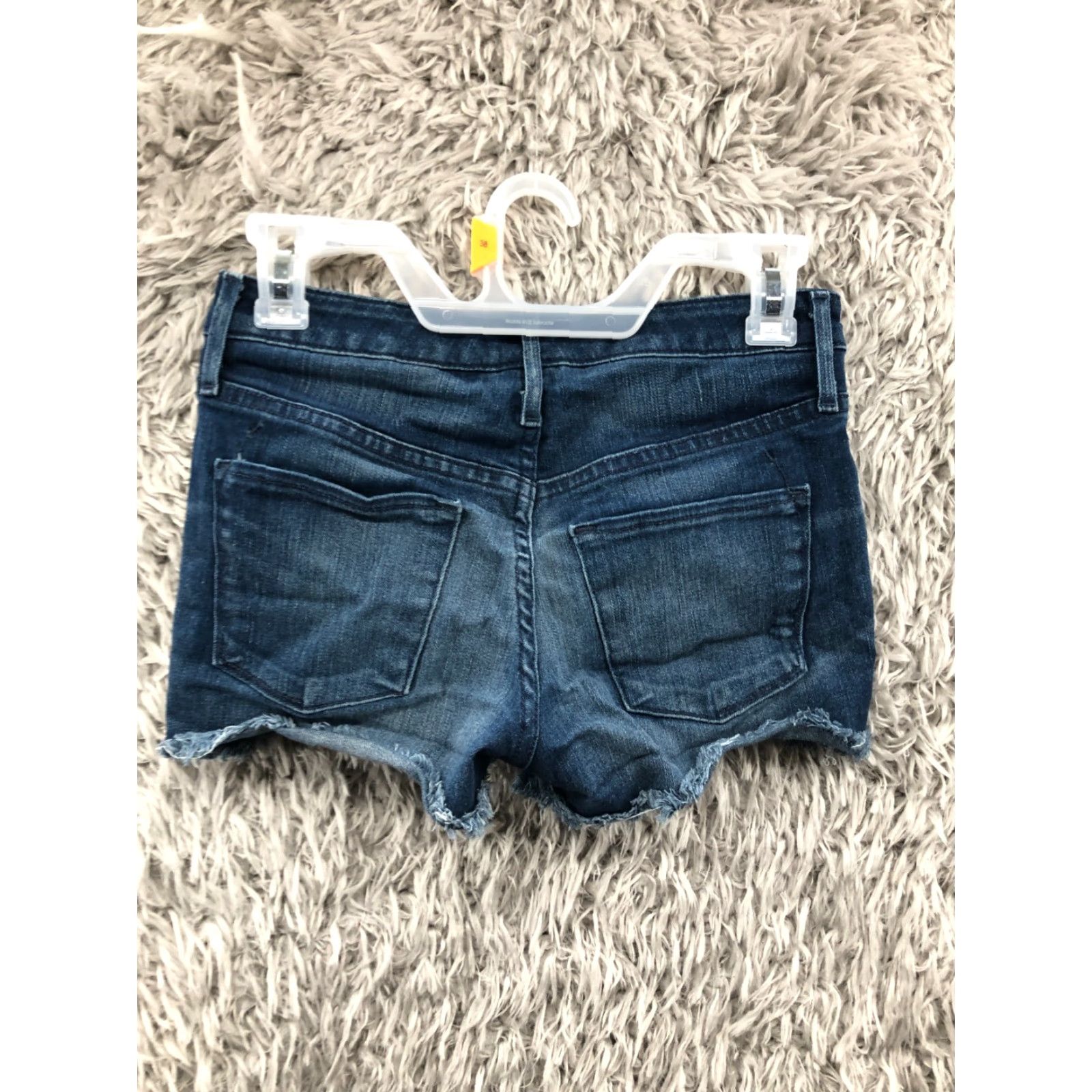 Mossimo Mossimo Shorts Womens Size 0 Dark Wash Blue Denim Mid Rise 5-Pocket Casual Jean Shorts Womens Mossimo Blue Denim Shorts Size 25" / US 0 / IT 36 - 4 Thumbnail