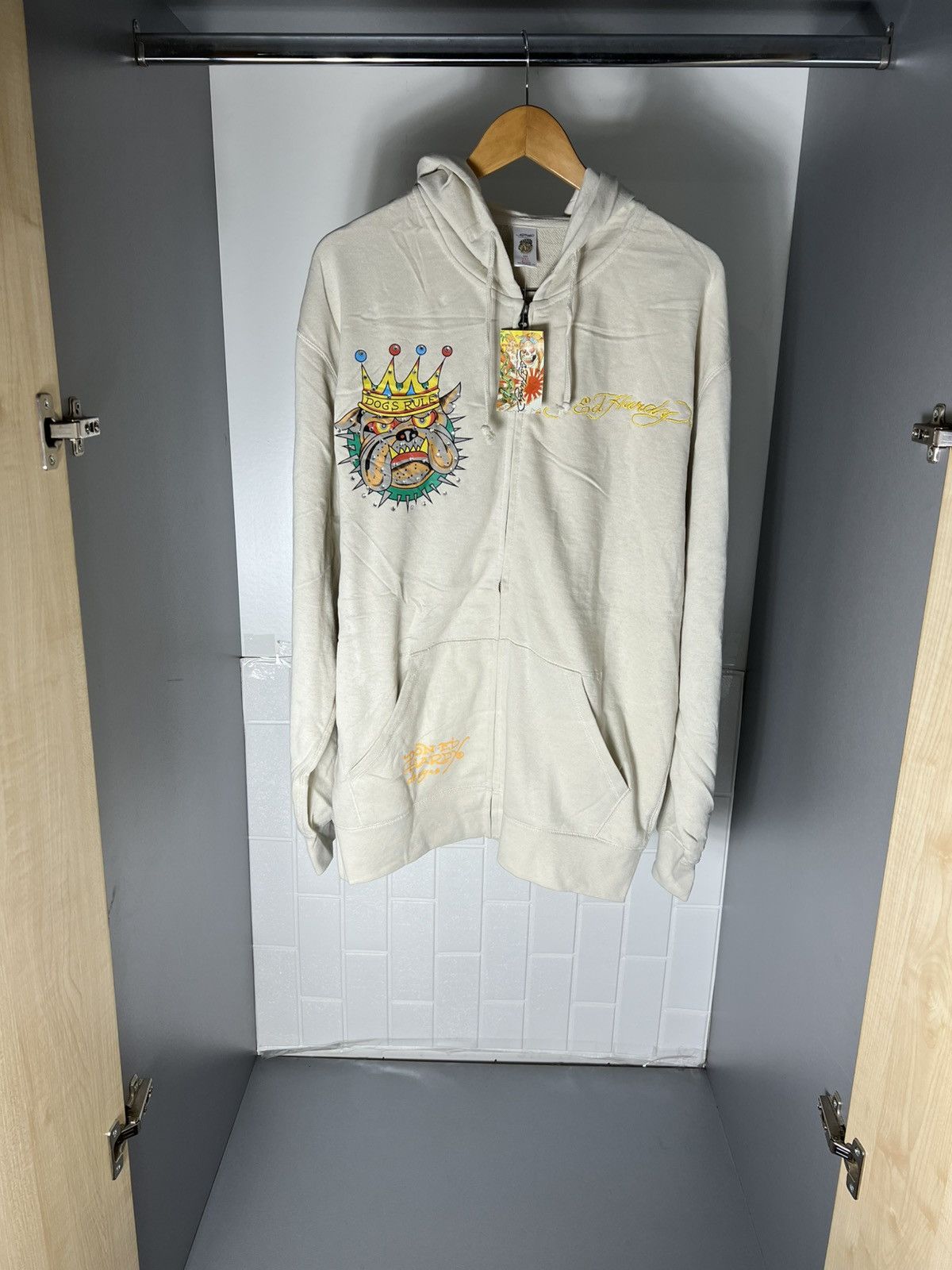 Ed Hardy VINTAGE ED HARDY BY CHRISTIAN AUDIGIER DESIGNER JAPANESE Y2K Size US XXL / EU 58 / 5 - 2 Thumbnail