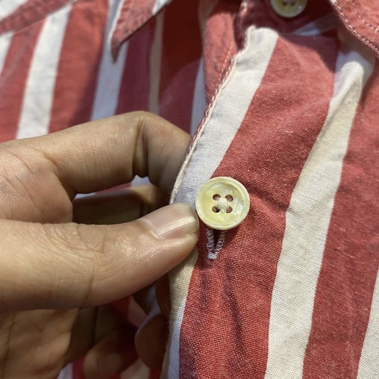 Coca Cola Coca-Cola Vintage Stripe Logo Button Up Shirts Pocket Size US L / EU 52-54 / 3 - 5 Thumbnail