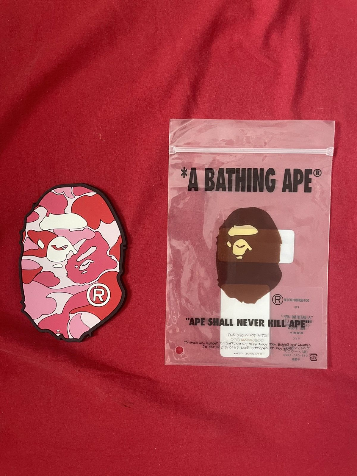 Bape BAPE Pink ABC Camo Ape Head Coaster Size ONE SIZE - 1 Thumbnail
