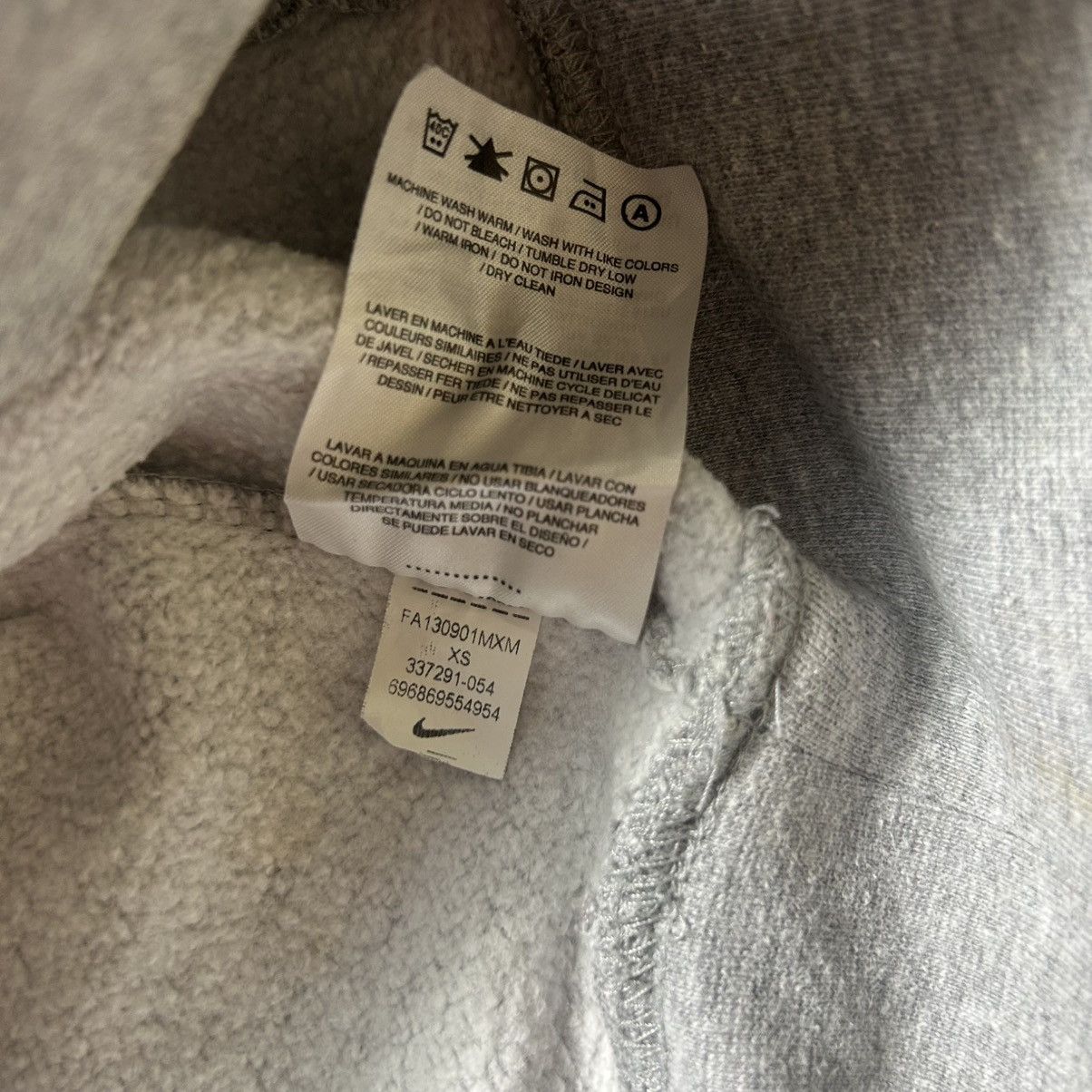 Nike Vintage Nike Swoosh Hoodie Size S / US 4 / IT 40 - 7 Thumbnail