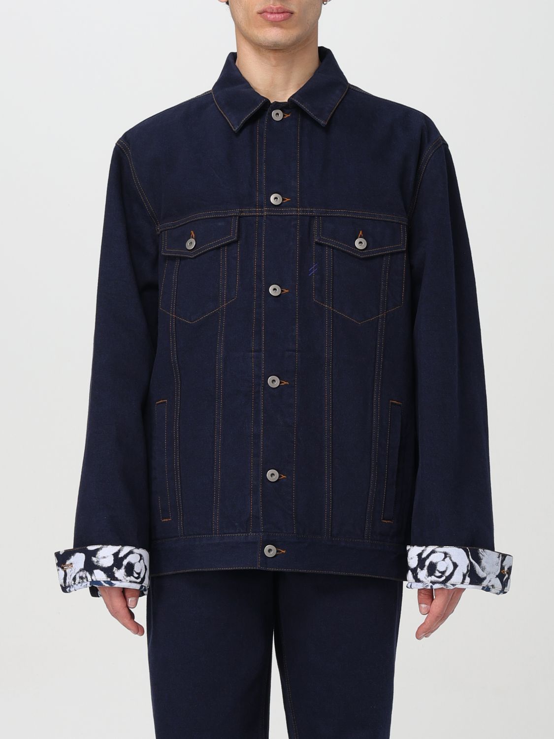 image of Burberry Jacket Men Blue (Size XL)