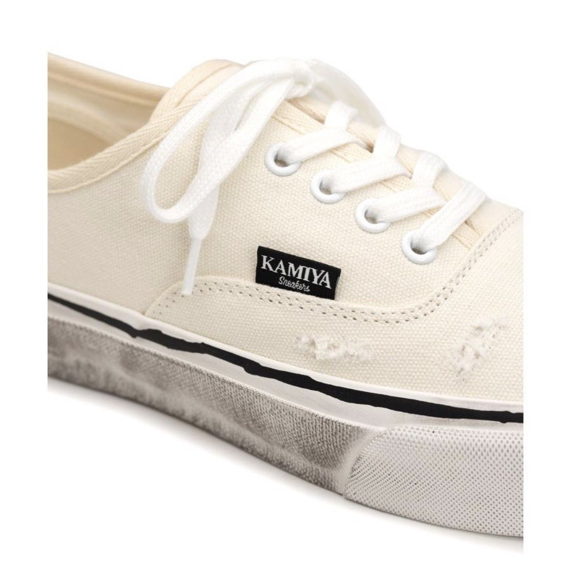 Maison MIHARA YASUHIRO Kamiya Herc Distressed Canvas Sneaker shoes 41 Size US 8.5 / EU 41-42 - 5 Thumbnail