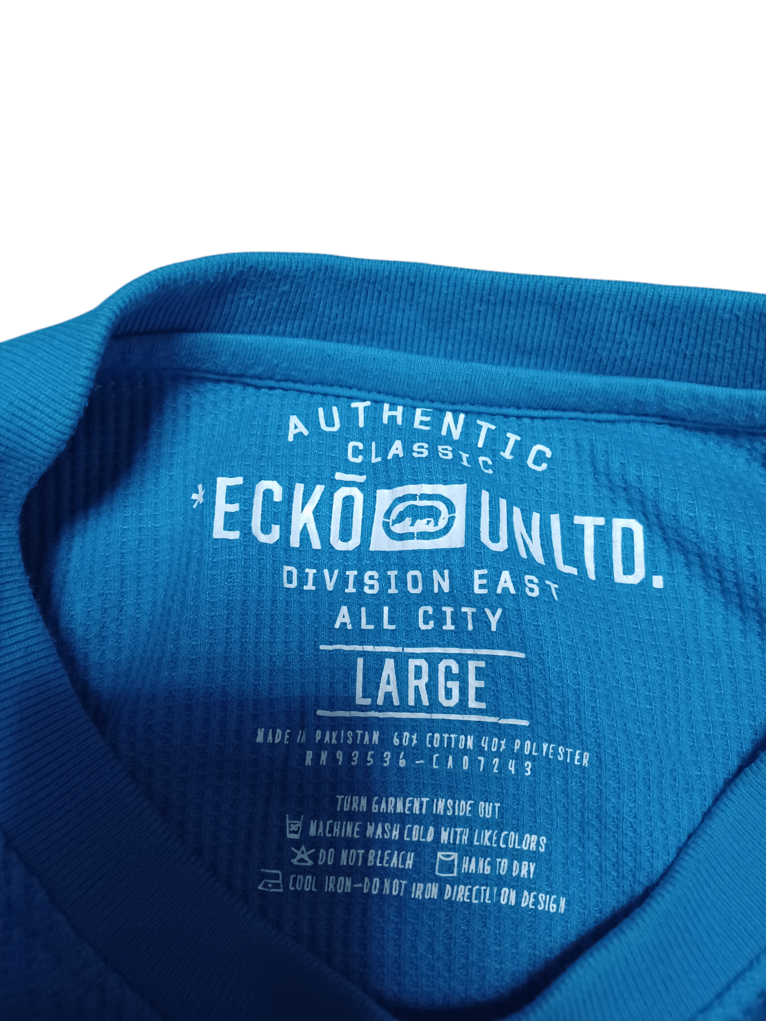 Ecko Unltd. ECKO UNLIMITED BIGLOGO EMBROIDERED SWEATSHIRT DRILL SK8 Y2K Size US L / EU 52-54 / 3 - 3 Thumbnail