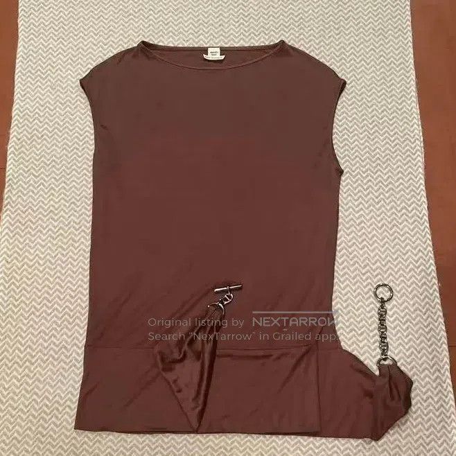 Hermes Hermes Brown Sleeveless Corset Size XS / US 0-2 / IT 36-38 - 1 Thumbnail