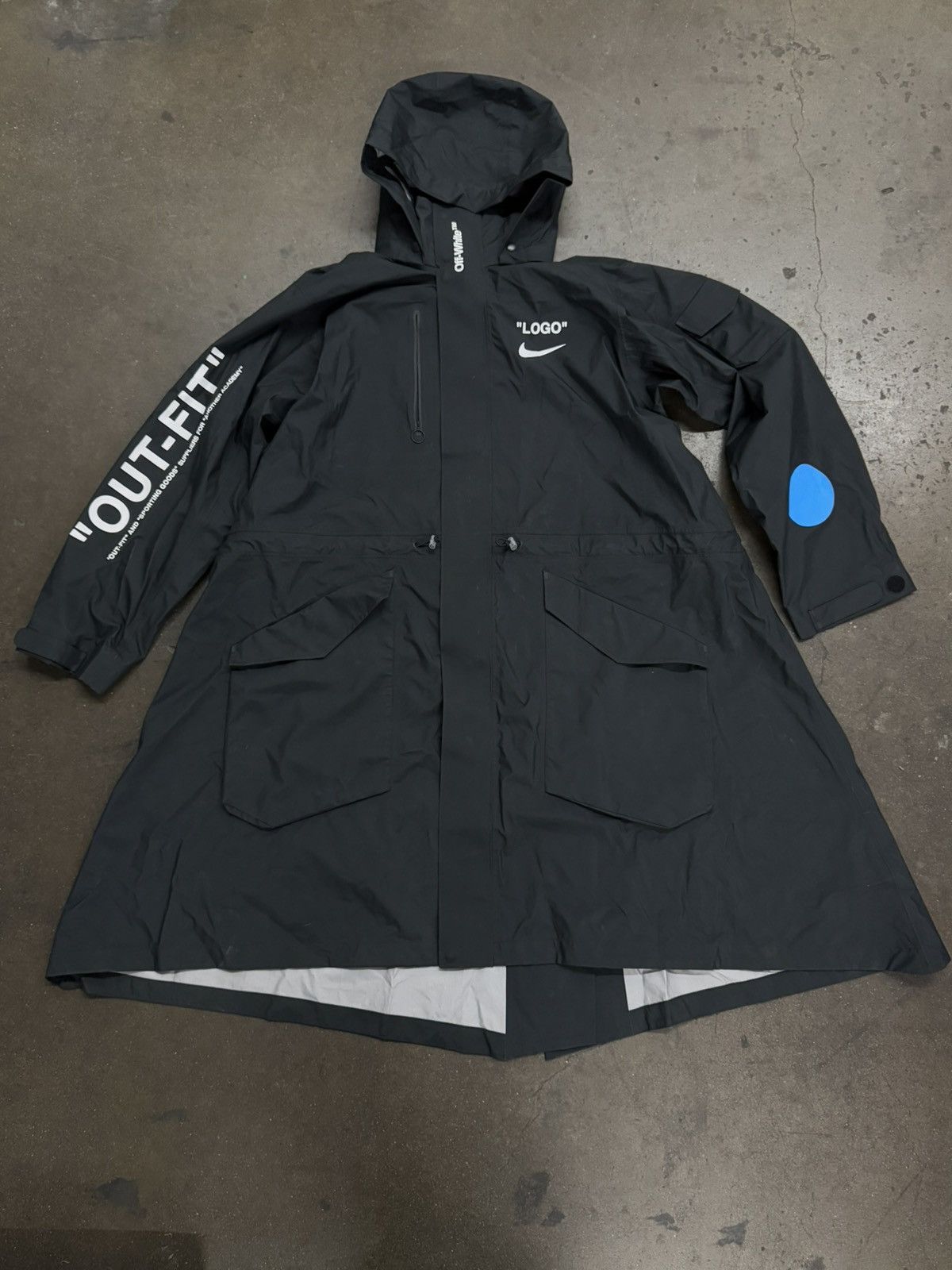 Nike Off White Virgil Abloh Nikelab x Off White Mercurial NRG Jacket Black AA3256 010 Grailed